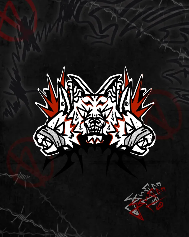 Desenho disponível: Carberus reprimido